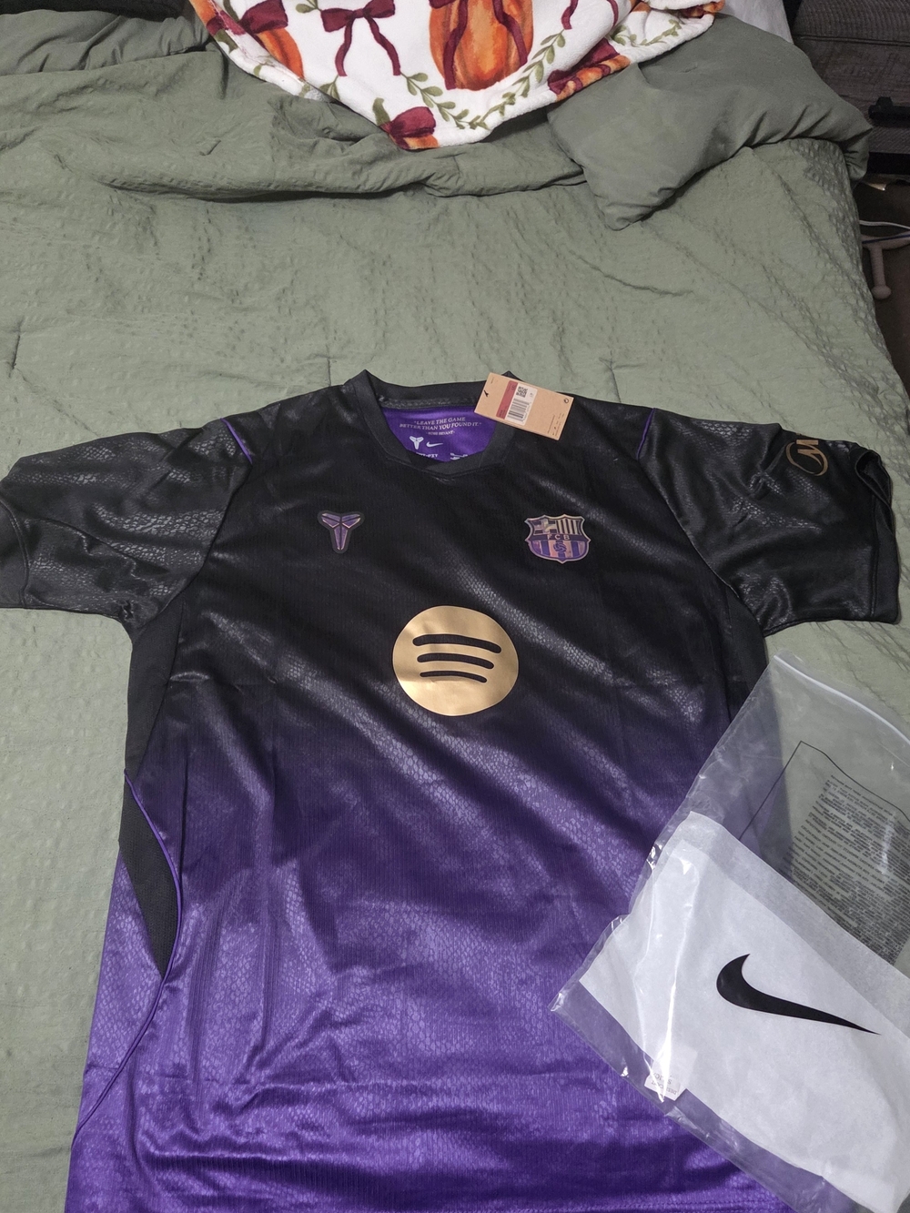 Adult Mens Soccer Jersey - Purple and Black